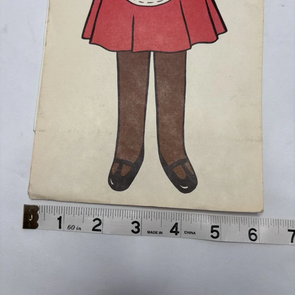 Black‎ American Paper Doll With Outfits; Rare, OOP 